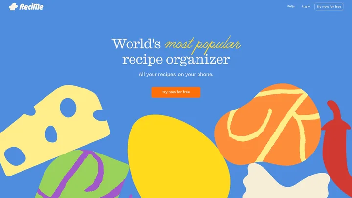 ReciMe Rezept-Organizer Website