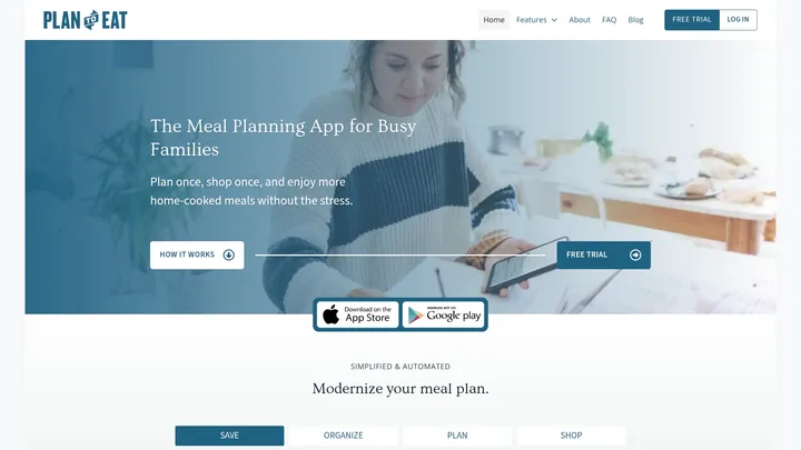 Plan to Eat Mahlzeitenplanungs-Website