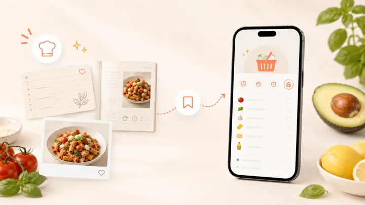Como transformar receitas em listas de compras