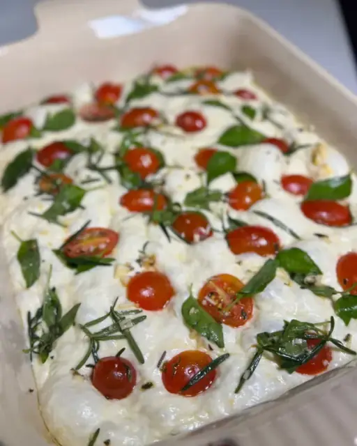 Focaccia fácil e deliciosa