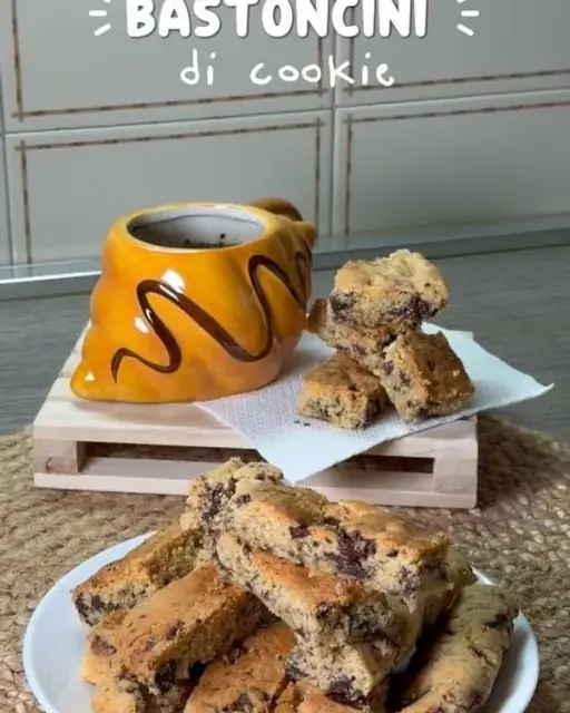 Bastoncini di cookie senza lattosio in friggitrice ad aria