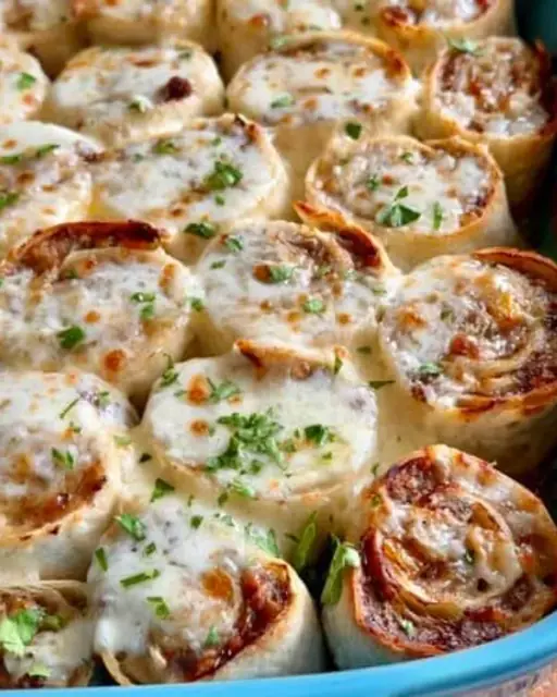 Roulés de tortillas au bœuf haché